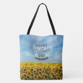 ひまわりスタイリッシュのエレガント最高のお母さんフローラ トートバッグ (裏面)