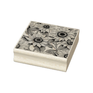 ひまわりスタンプ ラバースタンプ