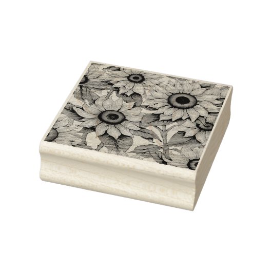 ひまわりスタンプ ラバースタンプ (スタンプ)