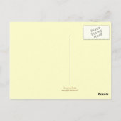 ひまわりストライプさん縁ど ポストカード (裏面)