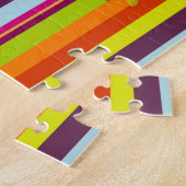 ひまわりストライプパズル ジグソーパズル (側面)