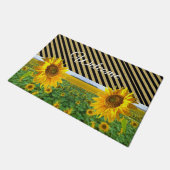 ひまわりストライプ戸マット ドアマット (アングル)