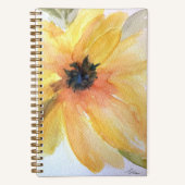 ひまわりスパイラルノートブック(5.5 x 8.5) ノートブック (正面)