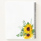 ひまわりスパイラル手帳 ノートブック (裏面)