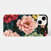 ひまわりスマイル：明るいフローラ電話ケース iPhoneケース (裏面横)