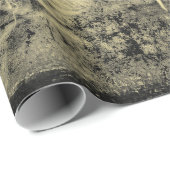 ひまわりセピアヴィンテージアンティークグランジテクスチャ ラッピングペーパー (ロールコーナー)