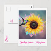 「ひまわりセレナーデ」 ポストカード (正面/裏面)