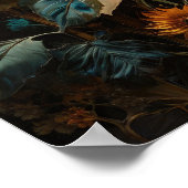 ひまわりセレニティ – フラワーデジタルアートポスター ポスター (角)