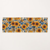 ひまわりセレニティ:自然の輝きを抱擁 ヨガマット (正面(横))