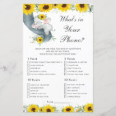 ひまわりゾウのシャワーあなたの電話の何 (正面)