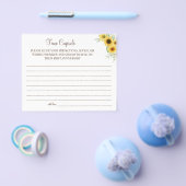 ひまわりタイムカプ結婚セル記念カード チラシ (シングル)