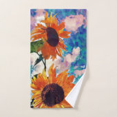 ひまわりタオル バスタオルセット (ハンドタオル)