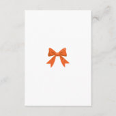 ひまわりチャームウェディングレセプション エンクロージャーカード (裏面)