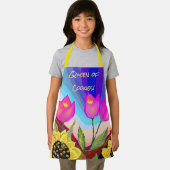 ひまわりチューリップ考える&ラブズオブユー エプロン (インサイチュ)