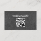 ひまわりチョーク結婚ボードのWebサイト挿入 エンクロージャーカード (裏面)