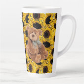 ひまわりテディベアラテマグ カフェラテマグ (右)