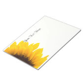 ひまわりテンプレート ノートパッド (アングル)