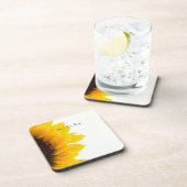 ひまわりテンプレート、パーソナライズ コースター (右側)