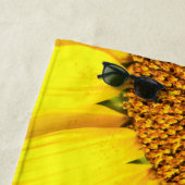 ひまわりテーマブライトビーチタオル ビーチタオル (インサイチュ)