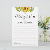 ひまわりデイトナイトアイディアカード (スタンド正面)