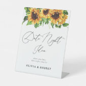 ひまわりデイトナイトアイディア標識 台座サイン (正面)