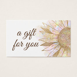 ひまわりデザインギフトカード