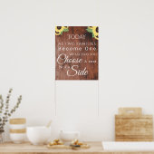 ひまわりデザインサイドポスターではなくシートを選択 ポスター (キッチン)