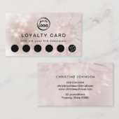 ひまわりデザインロイヤリティカード 名刺 (正面/裏面)