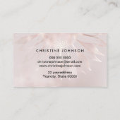 ひまわりデザインロイヤリティカード 名刺 (裏面)