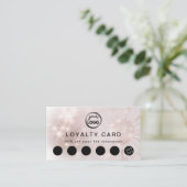 ひまわりデザインロイヤリティカード 名刺 (スタンド正面)