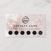 ひまわりデザインロイヤリティカード 名刺 (正面)