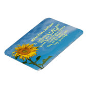 ひまわりデザイン磁石からのアドバイス マグネット (左側)