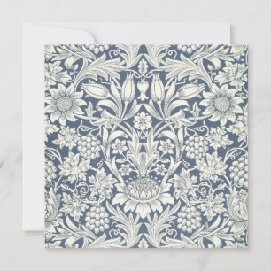 ひまわりデザイン(by William Morris) カード