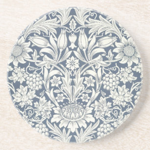 ひまわりデザイン(by William Morris) コースター