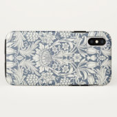 ひまわりデザイン(by William Morris) Case-Mate iPhoneケース (裏面(横))
