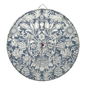 ひまわりデザイン(by William Morris) Dartboard ダーツボード