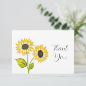 ひまわりデュエット サンキューカード (スタンド正面)