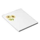 ひまわりデュエット ノートパッド (アングル)