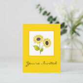 ひまわりデュエット 招待状 (スタンド正面)