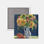 「ひまわりトマト」マグネット マグネット (正面/裏面)