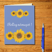 ひまわりトリオ – 名前の日 カード