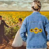 ひまわりトリオ – 名前の追加 デニムジャケット