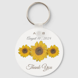 ひまわりトリオ – 結婚式の引き出物 キーホルダー