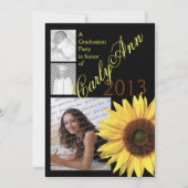 ひまわりトリフォト 招待状 (正面)