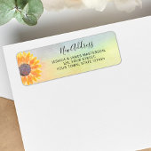 ひまわりニューアドレス差出人住所 ラベル