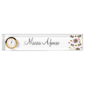 ひまわりネズミ駆除机用ネームプレート デスクネームプレート (正面)