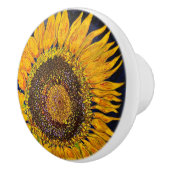 ひまわりノブの引き手 セラミックノブ (右)