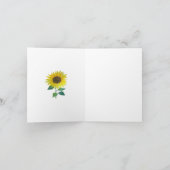 ひまわりノートカード カード (内部)