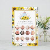 ひまわりハイティーパーティーベビーまたはビールベリーゲーム (スタンド正面)