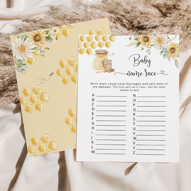 ひまわりハチミグマベビーの名前のレースのゲーム (クリエイターアップロード済み)